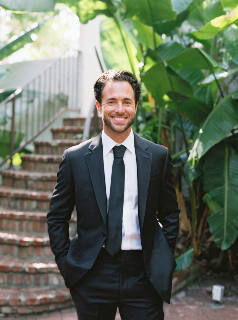 Groom at Sunset Marquis, Los Angeles